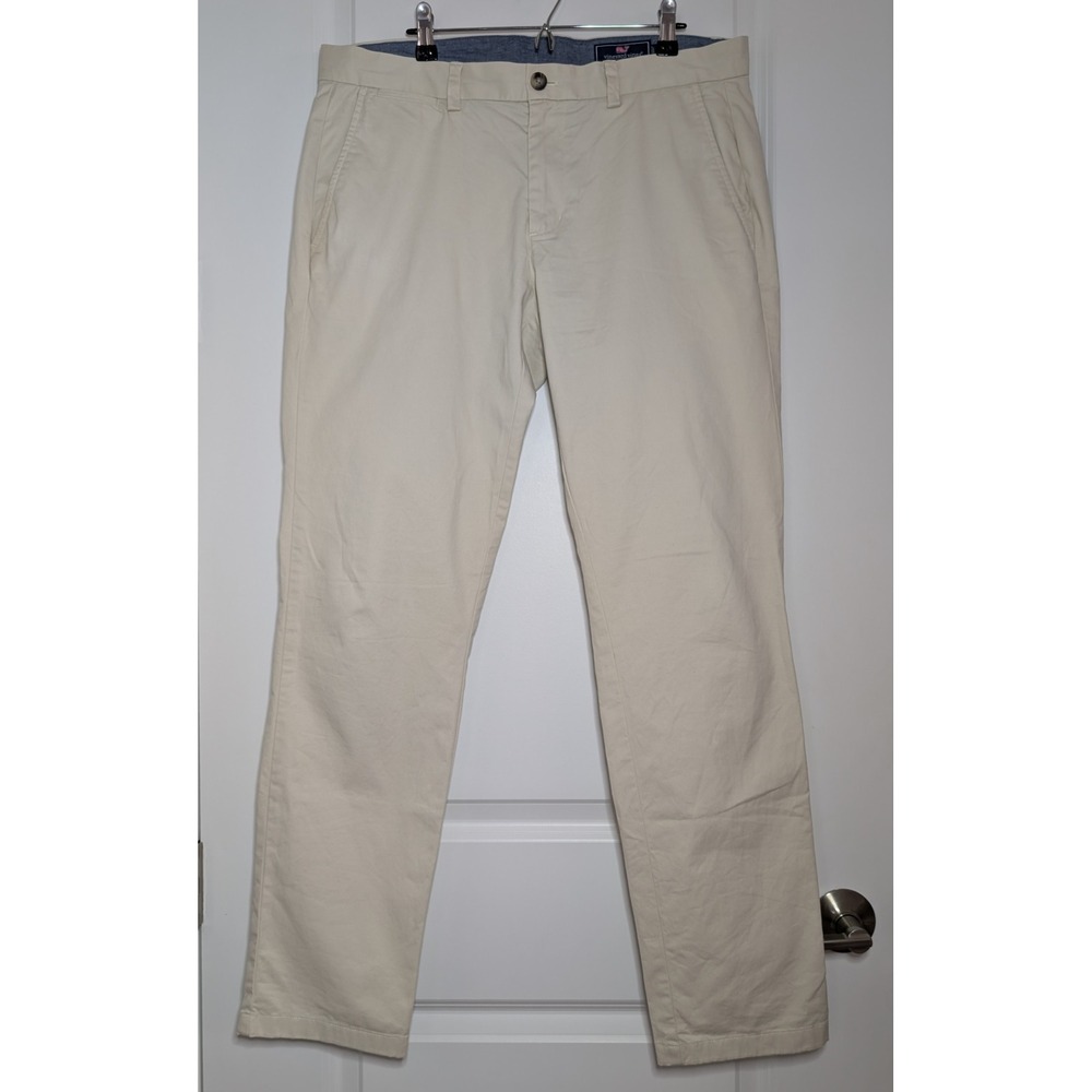 Vineyard Vines Mens 35x32 (tag 34x32)Breaker Pant Chino Stretch VERY NICE!
